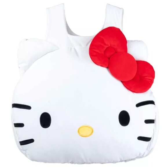 Adult Womens HELLO KITTY Character Stuffed Halloween Costume OSFM *Bleeding NWT - Picture 4 of 6